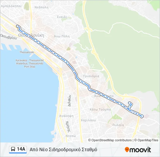 14Α  Line Map