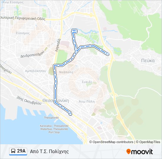 29Α bus Line Map