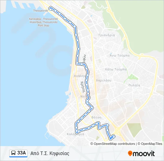 33Α  Line Map