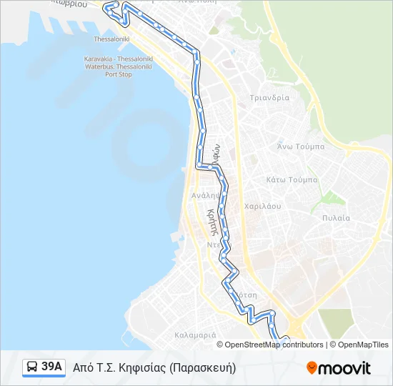 39Α  Line Map