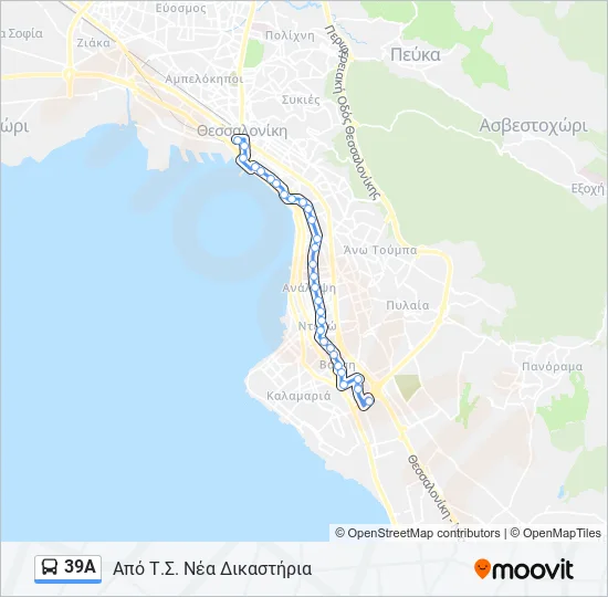 39Α  Line Map