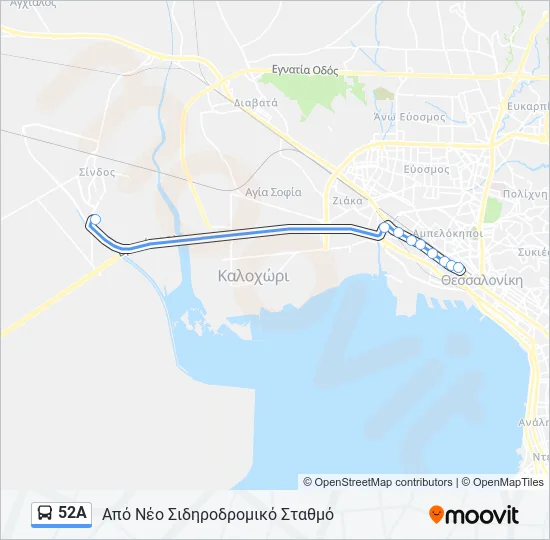 52Α  Line Map