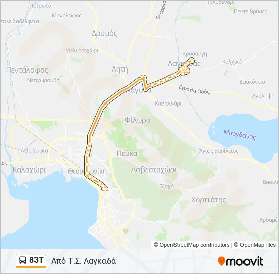 83Τ  Line Map