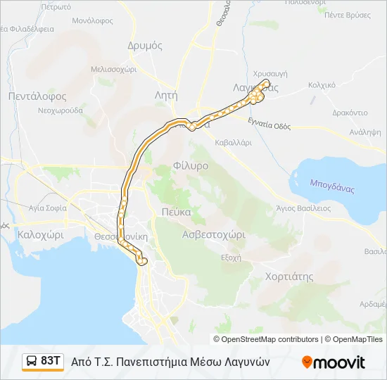83Τ  Line Map