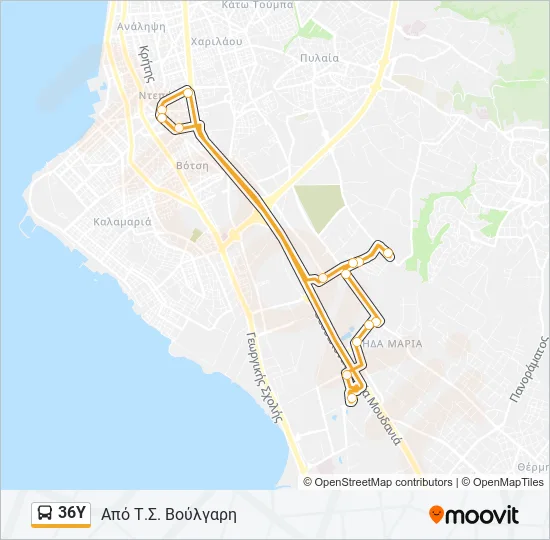 36Υ  Line Map