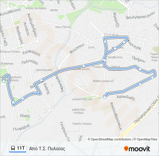 11Τ  Line Map