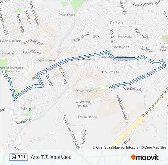 11Τ  Line Map