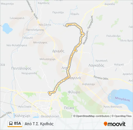 85Α  Line Map
