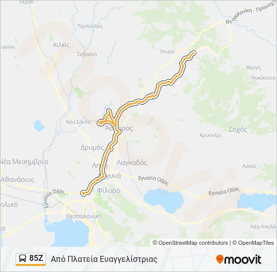 85Ζ  Line Map