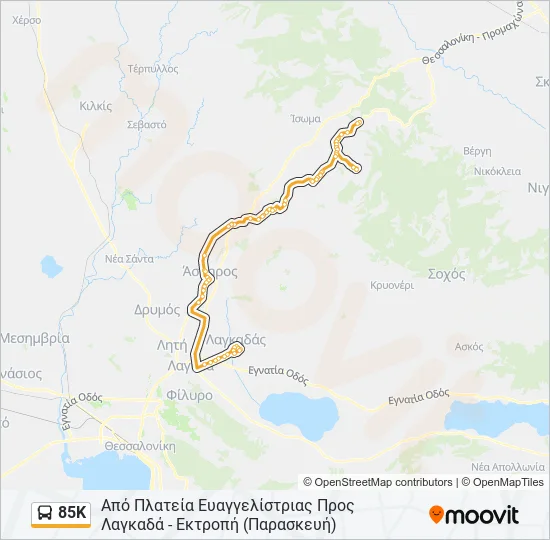 85Κ  Line Map