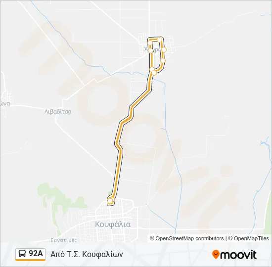 92Α  Line Map