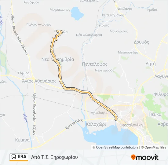 89Α  Line Map