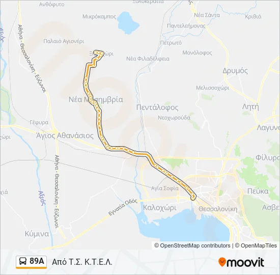 89Α  Line Map