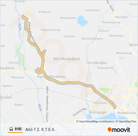 89Β  Line Map