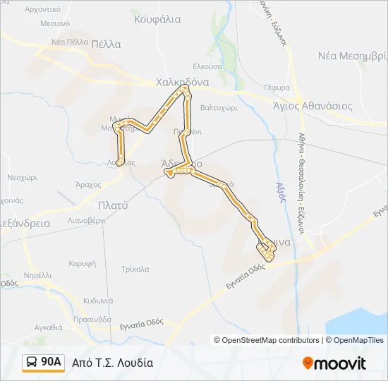 90Α  Line Map