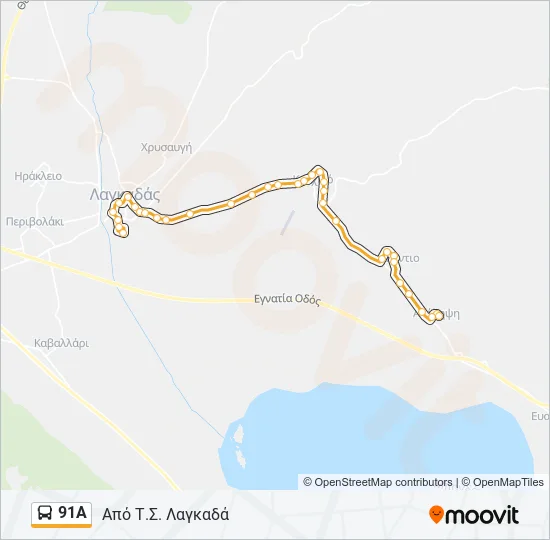 91Α  Line Map