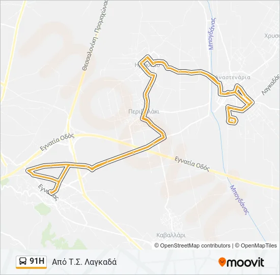 91Η  Line Map