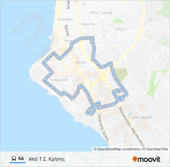 4Α  Line Map