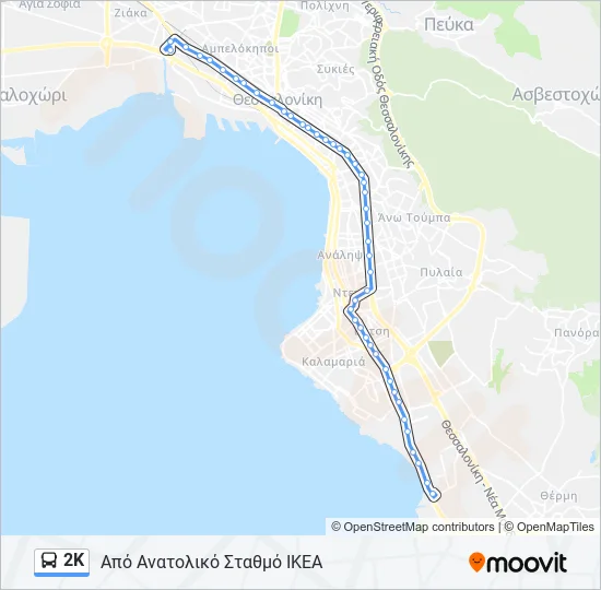 2Κ  Line Map