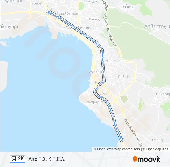 2Κ  Line Map