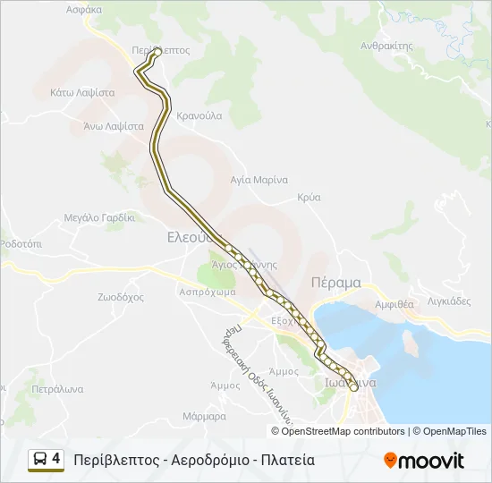 4 Bus Line Map
