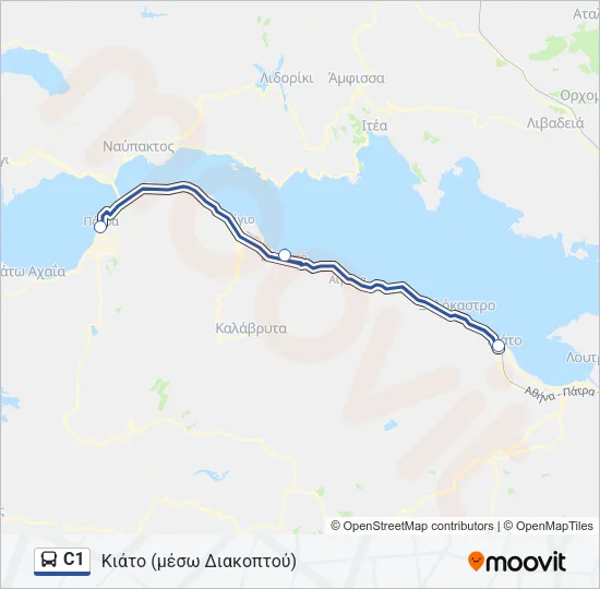 C1 Bus Line Map