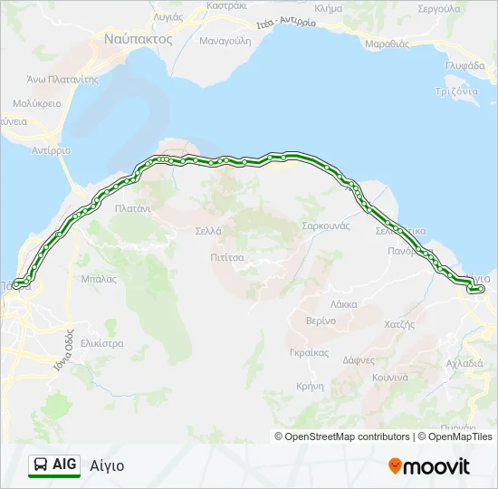 AIG Bus Line Map