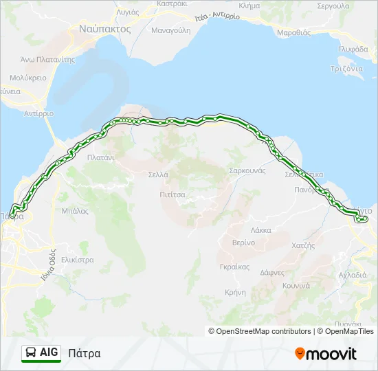 AIG Bus Line Map