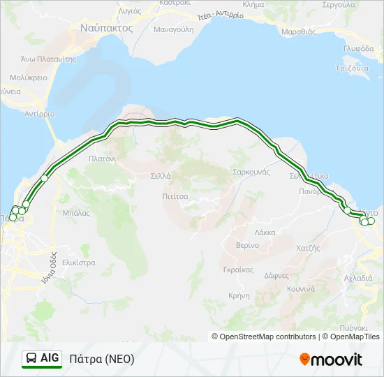 AIG Bus Line Map