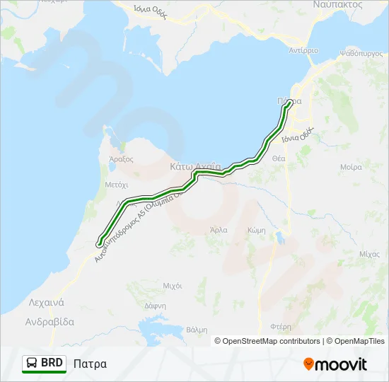 BRD Bus Line Map