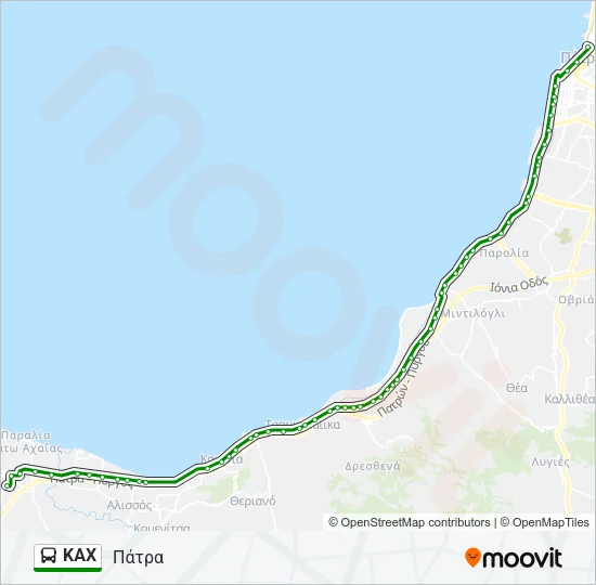 KAX Bus Line Map