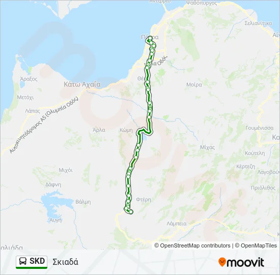 SKD Bus Line Map