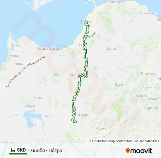 SKD Bus Line Map
