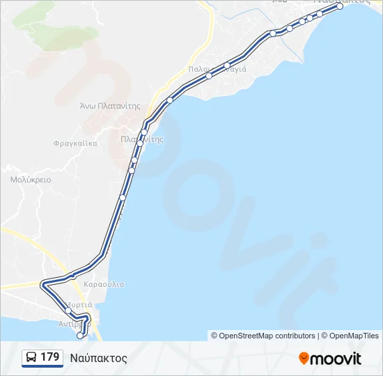 179 Bus Line Map
