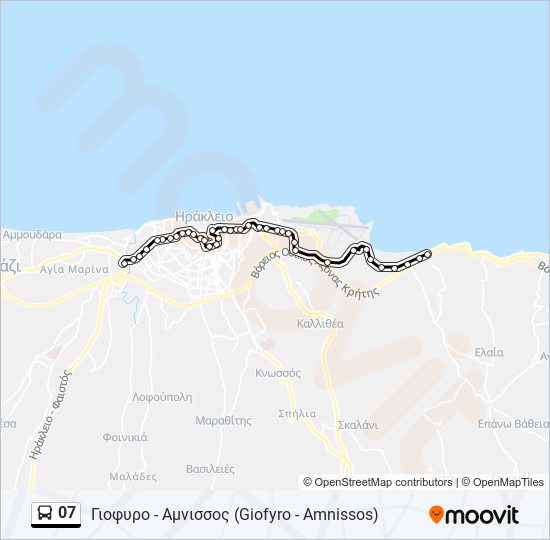 07 bus Line Map