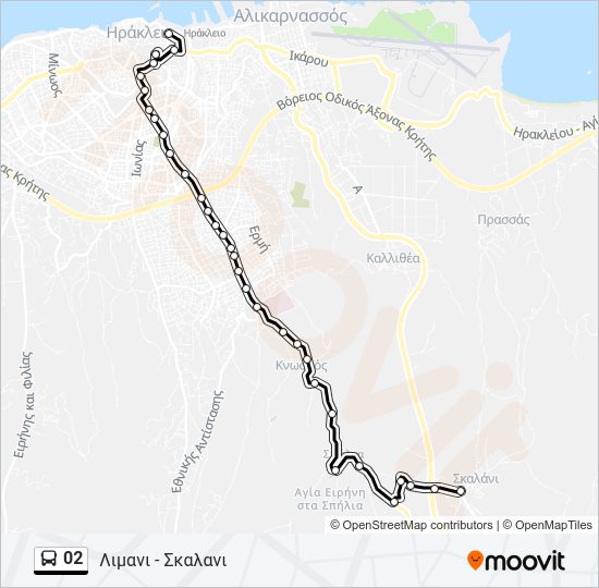 02 bus Line Map