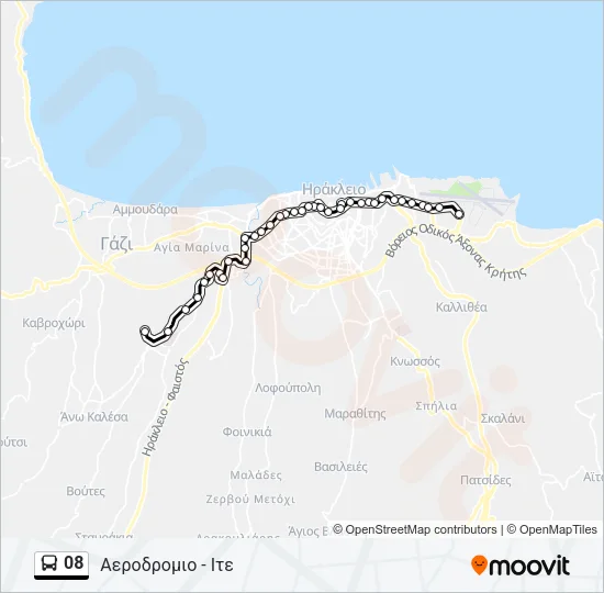 08 Bus Line Map