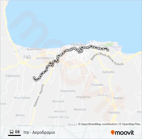 08 Bus Line Map