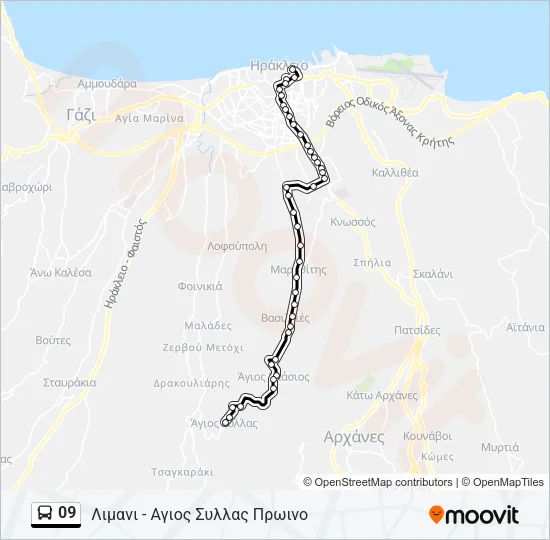 09 Bus Line Map