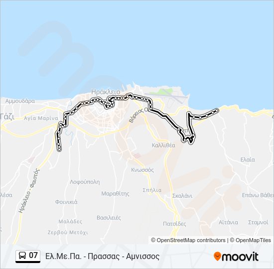 07 bus Line Map