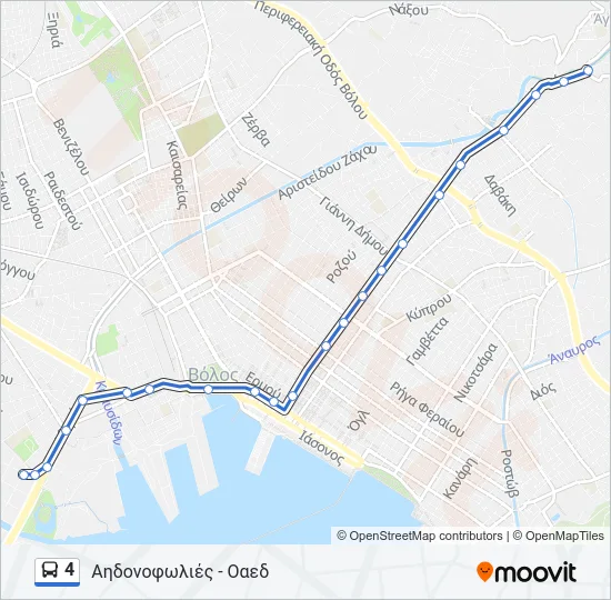 4 Bus Line Map