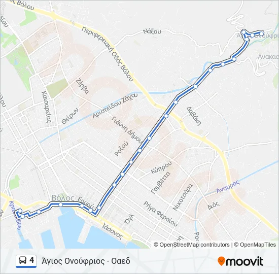 4 Bus Line Map