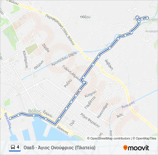 4 Bus Line Map