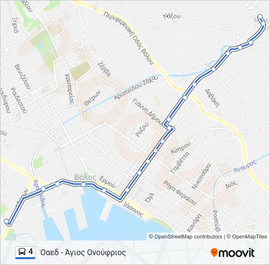 4 Bus Line Map