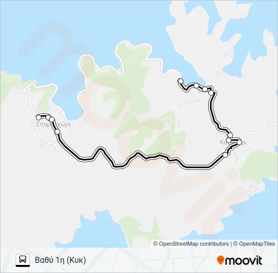 3 Bus Line Map