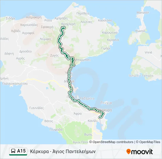 Α15 Bus Line Map