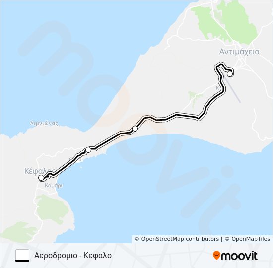 ΑΕΡΟΔΡΟΜΙΟ - ΚΕΦΑΛΟ bus Line Map