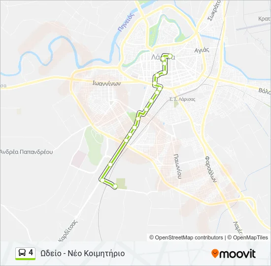 4 Bus Line Map