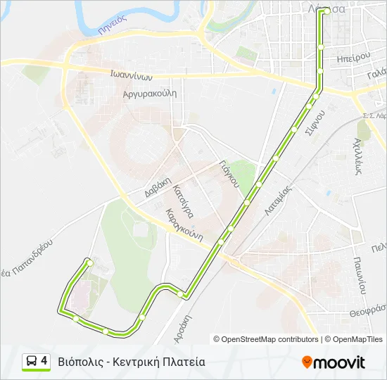 4 Bus Line Map