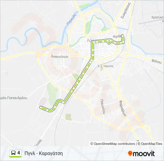 4 Bus Line Map